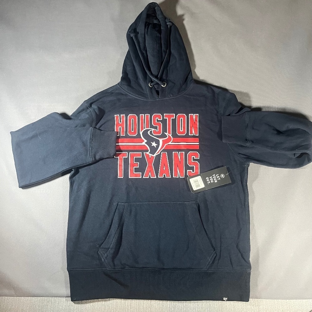 Houston Texans 47 Brand Hoodie Menβs Medium NFL Brand New With Tags NFL sports